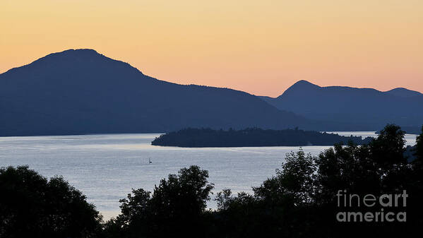 Summer Poster featuring the photograph Memphremagog Twilight by Alan L Graham