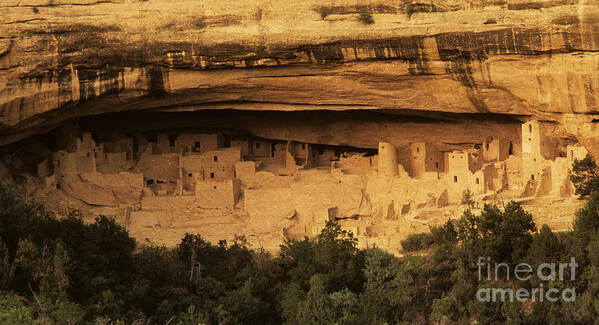 Mesa Verde Poster featuring the photograph Mesa Verde Home Of The Ancients by Bob Christopher