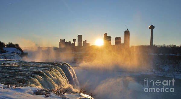 Niagara Poster featuring the photograph Niagara Falls Toronto by Dejan Jovanovic
