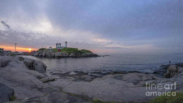 Lighthouse Poster featuring the photograph Nubble Lighthouse by Steven Ralser