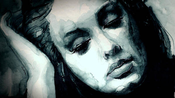 Adele Poster featuring the painting One and Only by Laur Iduc