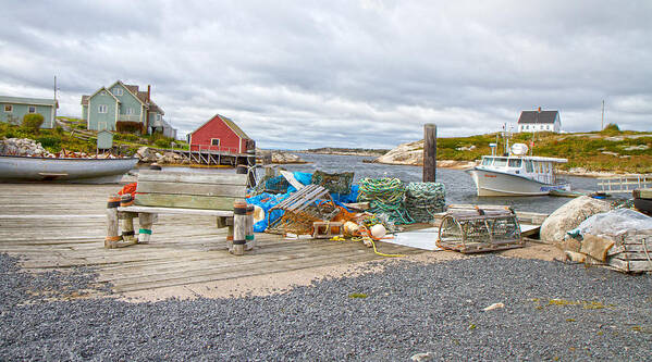 Peggy's Poster featuring the photograph Peggy's Cove 2 by Betsy Knapp