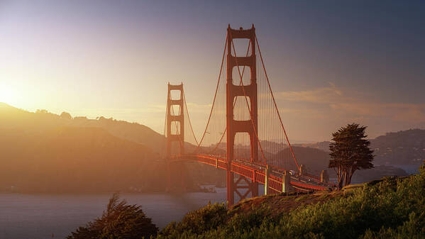 Usa Poster featuring the photograph South Golden Gate. by Juan Pablo De