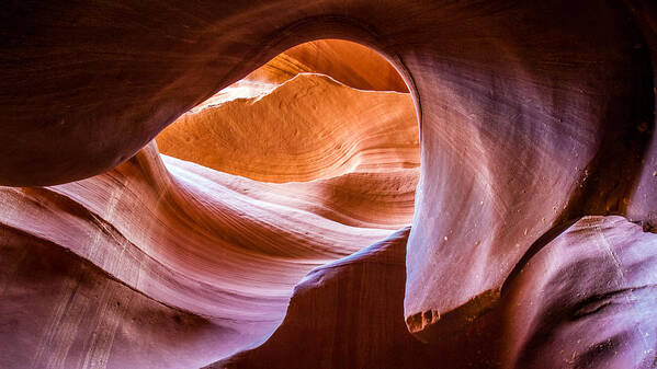 Antelope Canyon Poster featuring the photograph The Corkscrew in Antelope Canyon by Pierre Leclerc Photography