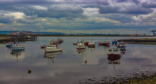 Paddys Hole Poster featuring the photograph The Harbour by Trevor Kersley