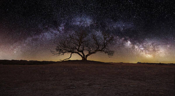 Milky Way Poster featuring the photograph The One by Aaron J Groen