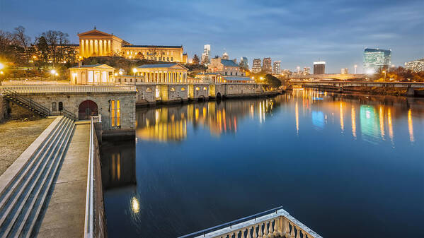 City Poster featuring the photograph The Waterworks by Eduard Moldoveanu