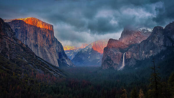 Yosemite Poster featuring the photograph The Yin And Yang Of Yosemite by Michael Zheng