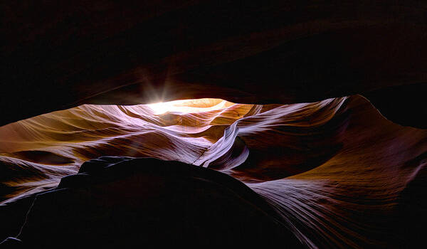 Arizona Poster featuring the photograph Antelope Canyon #4 by Mike Herdering