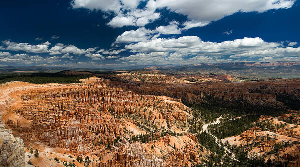 Bryce Poster featuring the photograph Bryce Canyon Ampitheater by Larry Carr