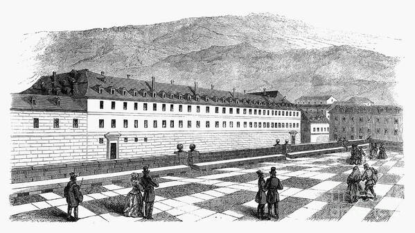 1860 Poster featuring the photograph Escorial: Infantes House by Granger