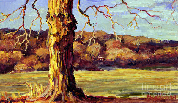 Maple Tree Poster featuring the painting Facing Zion by Patricia A Griffin