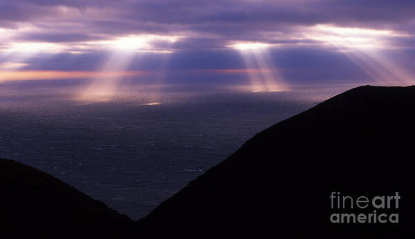  Photo Poster featuring the photograph Gods Light by Bob Christopher