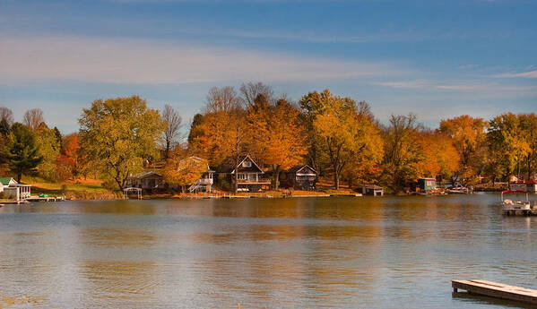 Lime Lake Poster featuring the photograph Lime Lake by Cindy Haggerty