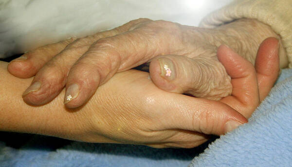 Hands Poster featuring the photograph Precious Hands of Love by Patricia Haynes