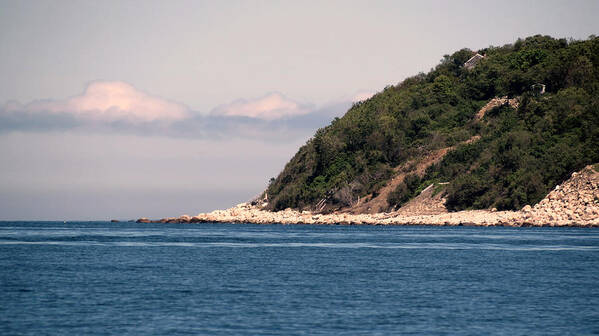 Ocean Poster featuring the photograph Rocky Hill by Janice Drew