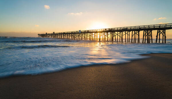 Flagler Beach Poster featuring the photograph Colorful Start #1 by Kristopher Schoenleber