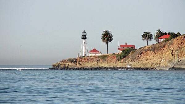 San Diego Poster featuring the photograph Point Loma Lower Lighthouse #1 by Carol Bradley