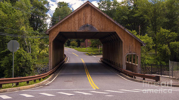 Quechee Covered Bridge Poster featuring the photograph Quechee Covered Bridge #3 by Scenic Vermont Photography