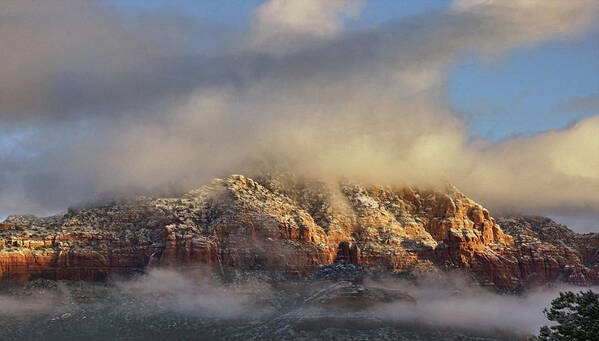 Sedona Poster featuring the photograph The Morning After #1 by Theo O'Connor