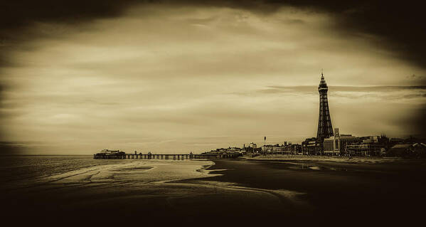 Blackpool Poster featuring the photograph Beautiful Blackpool #2 by Mountain Dreams