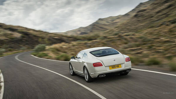 Bentley Continental Gt V8 Poster featuring the photograph Bentley Continental GT V8 #2 by Mariel Mcmeeking
