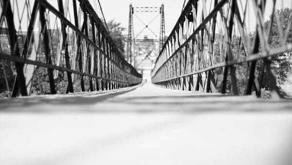 Bridge Poster featuring the photograph 2 Cent Bridge by Chad Tracy