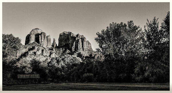 Sedona Poster featuring the photograph An Iconic View - Cathedral Rock by John Roach