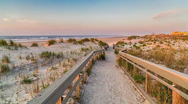 Beach Poster featuring the photograph Beach Access by Charles Aitken