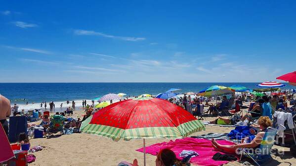 Beach Poster featuring the photograph Beach Day by Dani McEvoy