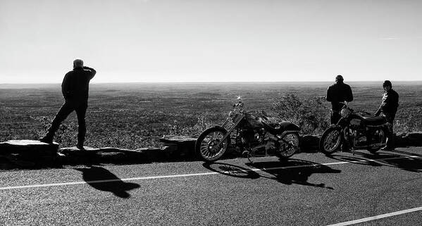 Landscape Poster featuring the photograph Biker's Holiday by Monroe Payne