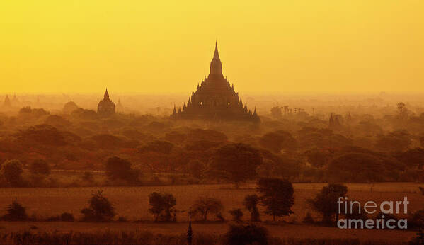 Temple Poster featuring the photograph Burma_d2227 by Craig Lovell