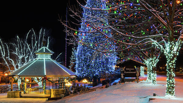 Christmas Poster featuring the photograph Christmas in Leavenworth by Dan Mihai