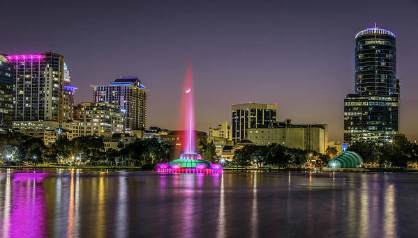 Lake Eola Poster featuring the photograph City Beautiful by Jaime Mercado