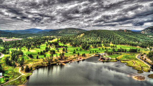 Colorado Poster featuring the photograph Evergreen Lake and Golf Course by Matt Swinden