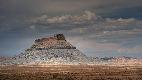 Utah Poster featuring the photograph Factory Butte by Dan Mihai
