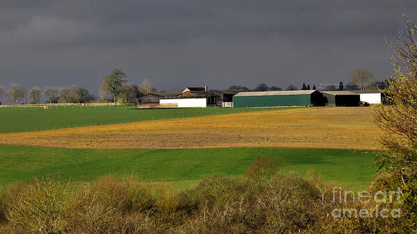 Farm View Poster featuring the photograph Farm View by Jeremy Hayden