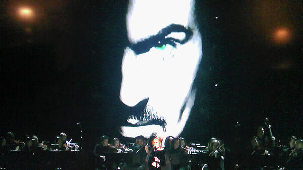 George Michael Poster featuring the photograph George Michael's Eye Appeal by Toni Hopper