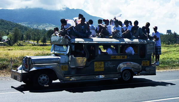 Philippines Poster featuring the photograph Going to a Protest by Betsy Knapp