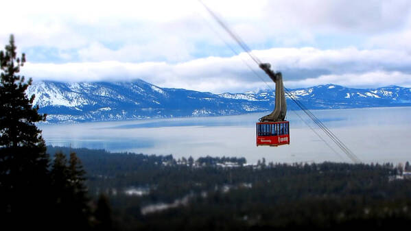 Heavenly Ski Resort Poster featuring the photograph Heavenly Tram South Lake Tahoe by Brad Scott