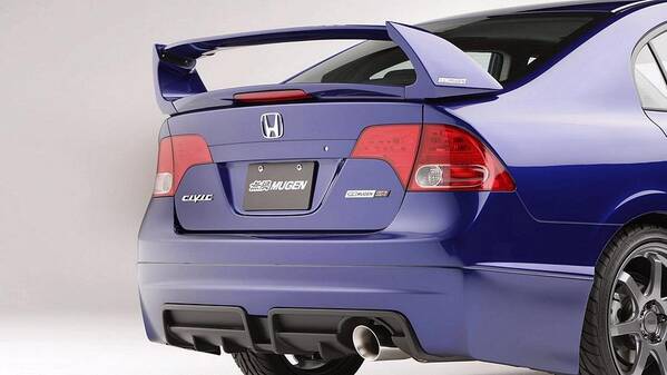 Honda Civic Si Mugen Poster featuring the digital art Honda Civic Si Mugen by Maye Loeser