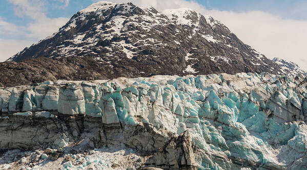 Lamplugh Glacier Poster featuring the photograph Ice Detail by Kristopher Schoenleber