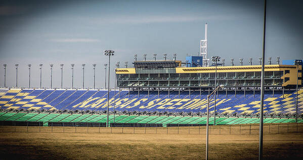 Soccer Poster featuring the photograph Kansas Speedway by Jackie Eatinger