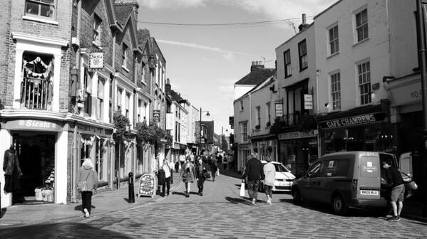 Street Poster featuring the photograph Life in Canterbury by Pedro Fernandez