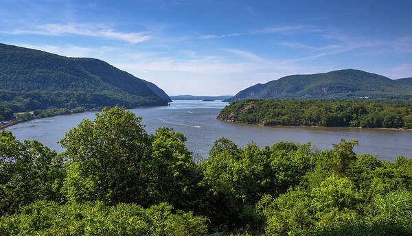 Hudson Valley Poster featuring the photograph Looking North Through the Hudson Highlands by John Morzen
