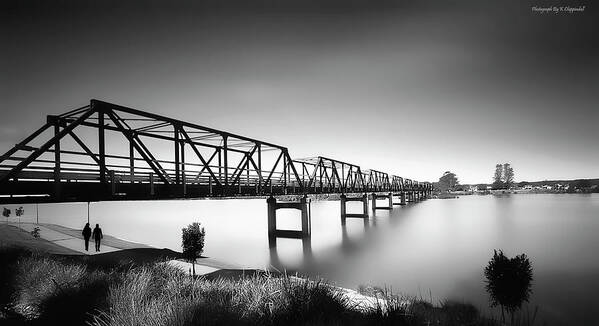 Martin Bridge Taree Poster featuring the photograph Martin Bridge 6666 by Kevin Chippindall