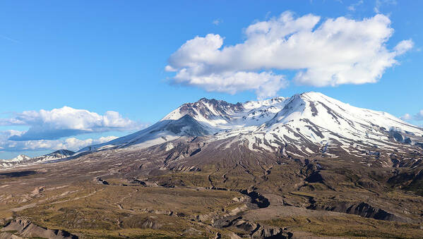 Mount St Helens Poster featuring the photograph Mt Saint Helens by Robert Bellomy