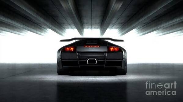 Murcielago Poster featuring the photograph Murcy by Archangelus Gallery