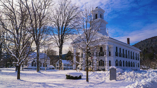 Vermont Poster featuring the photograph Newfane Vermont. by Scenic Vermont Photography