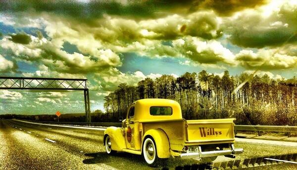 Landscape Poster featuring the photograph On The Road Again by Carlos Avila